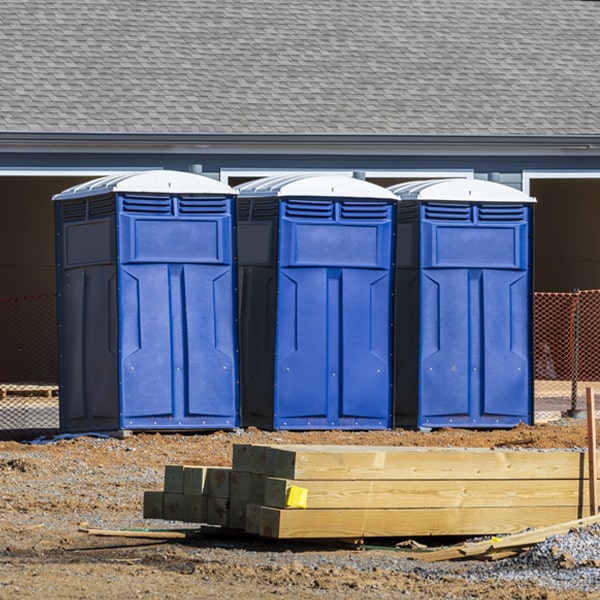 how can i report damages or issues with the porta potties during my rental period in Colo